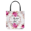 My hope is in you Psalm 39:7 tote bag - Gossvibes