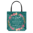 Psalm 34:18 The Lord is close to the brokenhearted tote bag - Gossvibes