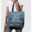 Seek the Lord and his strength 1 Chronicles 16:11 KJV tote bag - Gossvibes