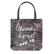 Give thanks to the Lord for He is good Psalm 107:1 tote bag - Gossvibes