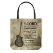 The Lord your God is with you Zephaniah 3:17 Bible verse tote bag - Gossvibes