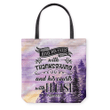 Psalm 100:4 Enter His gates with thanksgiving and His courts with praise tote bag - Gossvibes