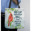 Isaiah 12:2 God is my salvation; I will trust and not be afraid tote bag - Gossvibes