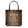 The righteous man walks in his integrity Proverbs 20:7 tote bag - Gossvibes