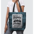 Rejoice in the Lord always Philippians 4:4 tote bag - Gossvibes