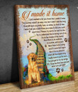 Custom Pet Photo Memorial, Custom Dog Wall Art, Personalized Dog Canvas, I Made It Home Gift For Loss of Pet - Personalized Sympathy Gifts - Spreadstore