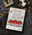 Cardinal Sympathy Gift, Red Cardinal Memorial Gift, I Thought Of You Today Sign - Personalized Sympathy Gifts - Spreadstore