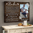 Personalized memorial gifts for loss of Brother Gift, Brother Remembrance Canvas, Brother Memorial Gift, Brother Keepsake