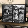 Loss Of Mom Gift, Mother Memorial Canvas, Remembrance Gift For Loss Of Mom