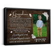 Personalized memorial gifts for loss of Grandson Gift, Grandson Remembrance Canvas, Grandson Condolence Keepsake Sympathy Gift