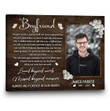 Personalized memorial gifts for loss of Boyfriend Gift, Sympathy Boyfriend Remembrance Canvas, Boyfriend Memorial Gift