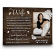 personalized memorial gifts for loss of Wife Gift, Wife Memorial Canvas, Wife Bereavement Condolence Keepsake Grieving Gift