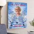 Personalized Memorial Canvas Prints, As I Sit In Heaven Canvas, Personalized Sympathy Gifts - Personalized Sympathy Gifts - Spreadstore