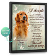 Personalized Sympathy Pet Gifts | Dog Sympathy Gifts | Pet Loss Gifts | I thought of you today - Personalized Sympathy Gifts - Spreadstore