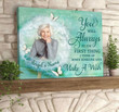 Personalized Memorial Gifts With Photo Butterfly Memorial Gifts Make a Wish Sign - Personalized Sympathy Gifts - Spreadstore