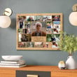 Photo Memory Gift, Remembrance Gift For Loss Of Father, In Memory Of Dad Gift, Funeral Memorial Collage Canvas - Personalized Sympathy Gifts - Spreadstore