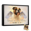 Pet Memorial Gifts | Personalized Dog Portrait | Pet Remembrance Gifts | Forever in our hearts - Personalized Sympathy Gifts - Spreadstore