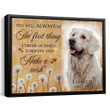 Dog Memorial Gift, Sympathy for Loss of Dog, Dog Portraits On Canvas, Make A Wish Canvas - Personalized Sympathy Gifts - Spreadstore