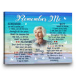 Memorial Canvas Picture, Personalized Photo Memorial Gifts, Memorial Canvas For Mom - Personalized Sympathy Gifts - Spreadstore