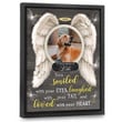 Personalized Dog Memorial Gifts, Custom Pet Loss Gifts, You Smiled With Your Eyes - Personalized Sympathy Gifts - Spreadstore