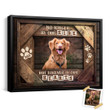 Personalized Dog Memorial Pet Memorial Portrait Pet Remembrance Gifts Forever in our hearts - Personalized Sympathy Gifts - Spreadstore
