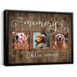 Loss Of Pet Gift, Pet Memorial Canvas, Personalized Dog Memorial Gift, In Loving Memory Dog - Personalized Sympathy Gifts - Spreadstore