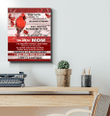 Spread Store Cardinal Red Canvas You are my mom Memorial Wall Art - Personalized Sympathy Gifts - Spreadstore