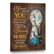 Butterfly Sympathy Gift, Memorial Canvas, In Memory Of A Loved One I Haven't Really Left You Wall Art - Personalized Sympathy Gifts - Spreadstore