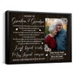 Loss of Grandparents Gift, Grandparents Remembrance Gift, Grandparents Bereavement Keepsake Canvas - Personalized Sympathy Gifts - Spreadstore