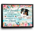 Personalized Pet Memorials Gifts, Dog Sympathy Gifts Paw prints On Our Hearts - Personalized Sympathy Gifts - Spreadstore