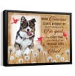 Personalized Dog Memorial Gift, Gift To Remember A Pet, When Tomorrow Starts Without Me - Personalized Sympathy Gifts - Spreadstore