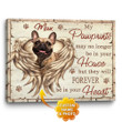 Personalized Pet Gift Dog Memorial Wall Art My Paw prints May No Longer - Personalized Sympathy Gifts - Spreadstore