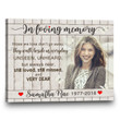 Personalized Custom Photo In loving memory Canvas Those we love don't go away - Personalized Sympathy Gifts - Spreadstore