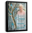 Personalized Memorial Gifts With Photo, Remembrance Gifts For Loss Of Mother, Butterfly Sympathy Gifts - Personalized Sympathy Gifts - Spreadstore
