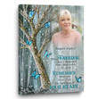 Personalized Memorial Gifts With Photo, Remembrance Gifts For Loss Of Mother, Butterfly Sympathy Gifts - Personalized Sympathy Gifts - Spreadstore