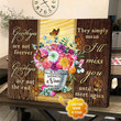 Spread Store Personalized Sympathy Wall Art Canvas Goodbyes are not forever - Personalized Sympathy Gifts - Spreadstore