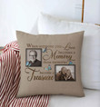 Memorial Pillow, Personalized Remembrance Gift, Loved One Memory Gift - Personalized Sympathy Gifts - Spreadstore