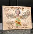 Personalized Memorial Signs, Memorial Canvas, Remember Me Butterflies Wall Hanging - Personalized Sympathy Gifts - Spreadstore