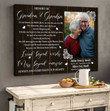Loss of Grandparents Gift, Grandparents Remembrance Gift, Grandparents Bereavement Keepsake Canvas - Personalized Sympathy Gifts - Spreadstore