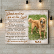 Custom Pet Memorial, Personalized Dog Memorial Gifts, Gifts To Remember A Pet - Personalized Dog Sympathy - Spreadstores