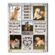 Pet Memorial Photo Collage Pet Remembrance Canvas Print - Personalized Dog Sympathy - Spreadstores