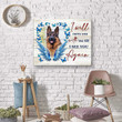 Custom Dog Prints Personalized Dog Sympathy Gifts I Will Carry You With Me Till I See You Again - Personalized Sympathy Gifts - Spreadstore
