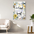 Trust in the Lord with all your heart Proverbs 3:5 Bible verse canvas wall art