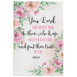 You Lord give perfect peace Isaiah 26:3 canvas wall art