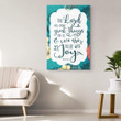 Psalm 126:3 The LORD has done great things for us Bible verse wall art canvas