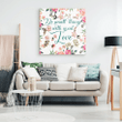 Do small things with great love canvas wall art