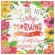They are new every morning; Great is Your faithfulness Lamentations 3:23 canvas wall art