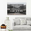 Your word is a lamp for my feet, a light on my path Psalm 119:105 NIV canvas wall art