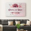 Bloom with grace canvas wall art canvas wall art