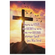 Christian wall art: Jesus is Risen the Victory is won canvas print